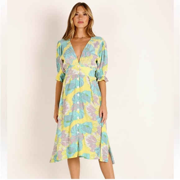 Rafa Midi Dress in Lera Floral
